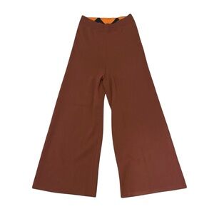 Marimekko High Waisted Cropped Wide Leg Knit Pants